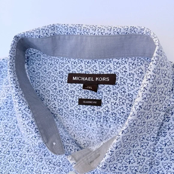 Men’s Michael Kors Long Sleeve Shirt Size XXL​ - Picture 3 of 7